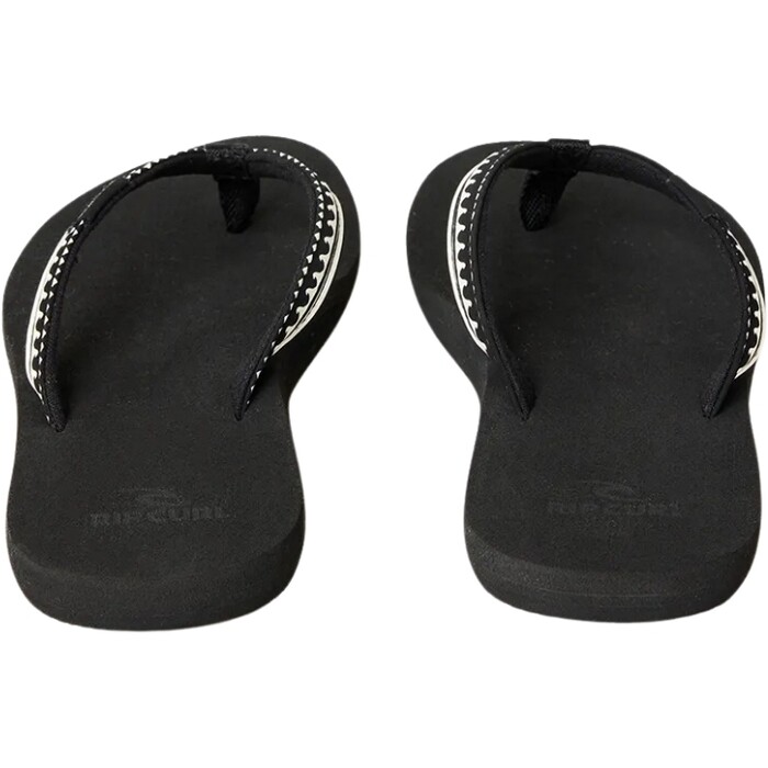 Rip Curl Mujer Black 2024 Chanclas Freedom Bloom Con Puntera Abierta 150WOT - / Off White